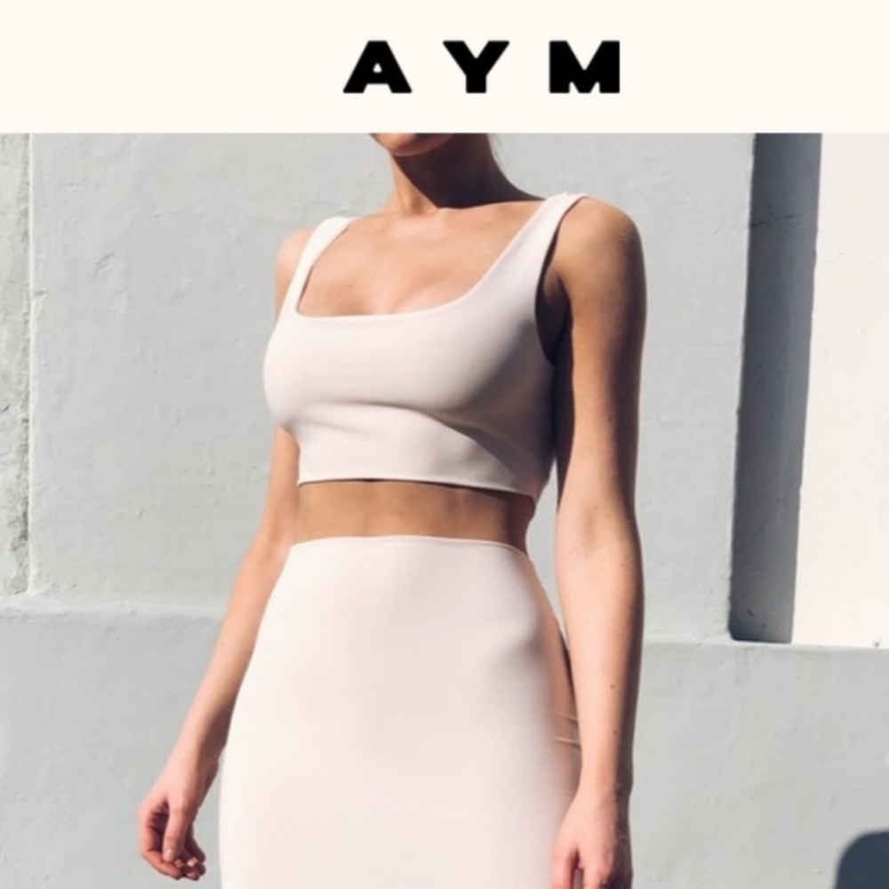 AYM/ Boom boom the label white Kaiyo top